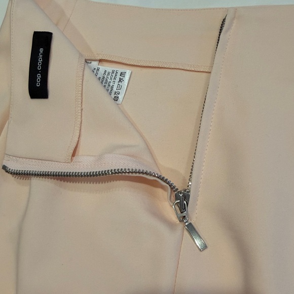Cop.Copine Light Pink/salmon color Mini Skirt with Zipper Details - Picture 13 of 15